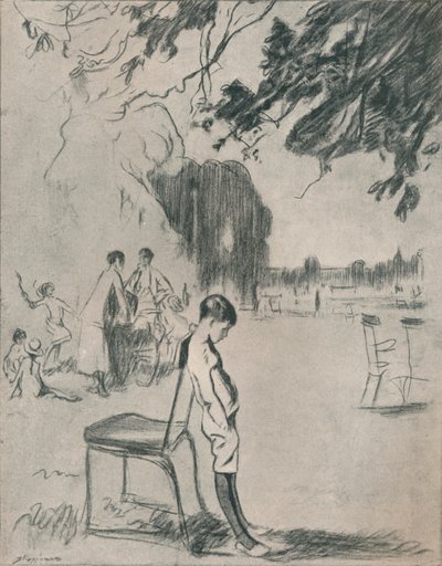 Halálra beteg vagyok a nőkből a fiúból, c1900 alkotó: Claude Allin Shepperson