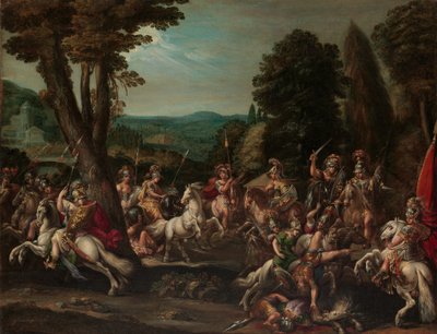 Az Amazonok diadala, 1620-as évek. alkotó: Claude Deruet