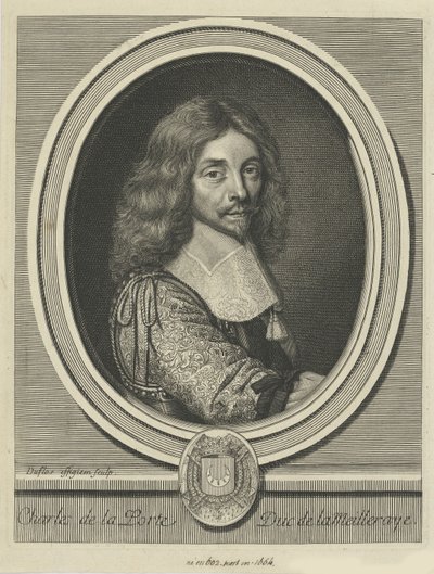 Charles de la Porte, La Meilleraye hercege 1602-1664, 1690 körül. alkotó: Claude Duflos