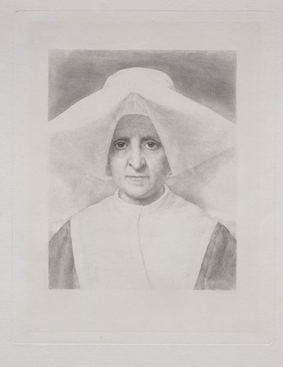 Rosalie nővér, elölnézet alkotó: Claude Ferdinand Gaillard