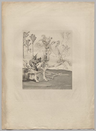 Szent György és a sárkány (1) alkotó: Claude Ferdinand Gaillard