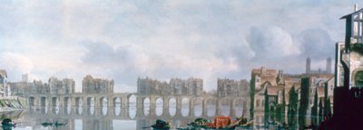 „London Bridge”, 1630 alkotó: Claude Jongh