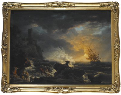 Hajótörés alkotó: Claude Joseph Vernet