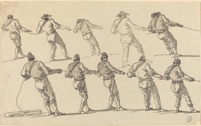 Tíz férfi kötélen húz alkotó: Claude Joseph Vernet