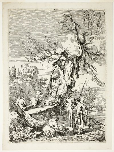 Visszatérés a halászatból alkotó: Claude Joseph Vernet