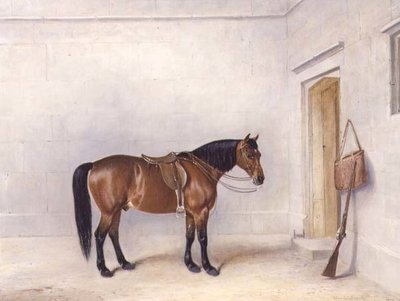 Nyerges Bay Shooting Pony alkotó: Claude L. Ferneley