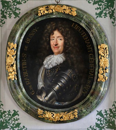 Roger Bussy-Rabutin portréja. Bussy-Rabutin kastélya. alkotó: Claude Lefebvre