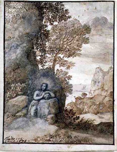 Táj a Magdolnával alkotó: Claude Lorrain