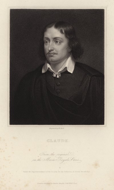 Claude Lorrain, a barokk kor francia festője. Gravírozott: William Holl alkotó: Claude Lorrain