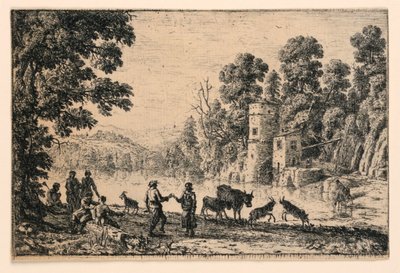 Tánc a folyóparton alkotó: Claude Lorrain