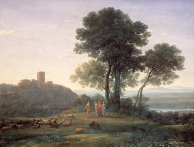 Jákob Lábánnal és leányaival alkotó: Claude Lorrain