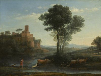 Táj Jákob útjával, 1677 alkotó: Claude Lorrain