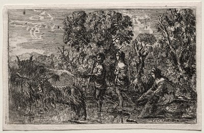 Átkelés a gázlón alkotó: Claude Lorrain