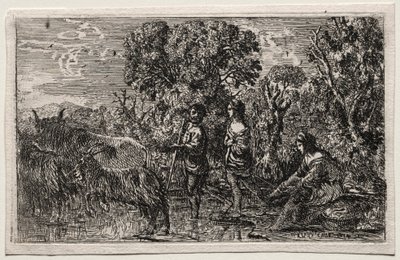 A Ford átkelés, 1634. alkotó: Claude Lorrain