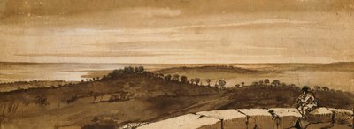 Panoráma a Sassóról alkotó: Claude Lorrain