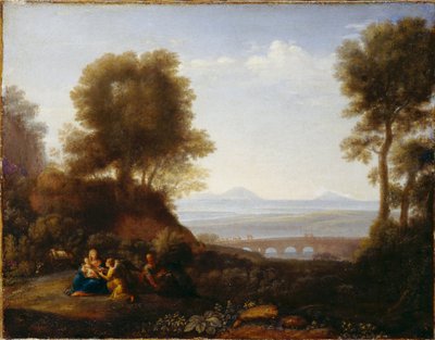 Pihenjen a repülés során Egyiptomba alkotó: Claude Lorrain
