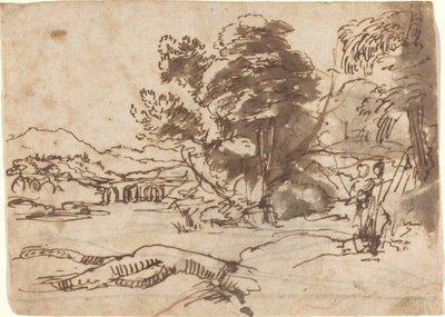 Folyói táj alkotó: Claude Lorrain
