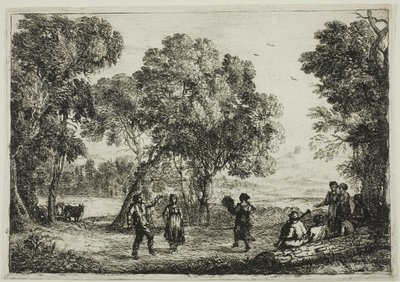 A Country Dance alkotó: Claude Lorrain
