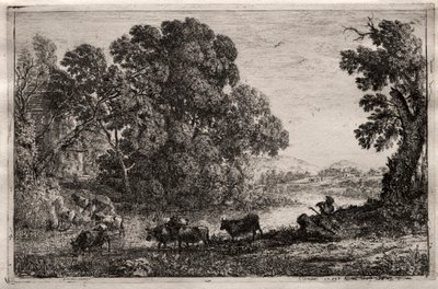 A tehénpásztor alkotó: Claude Lorrain