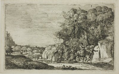Repülés Egyiptomba alkotó: Claude Lorrain