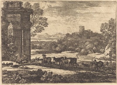 Viharos időben visszatérő falka alkotó: Claude Lorrain