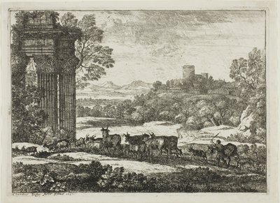 Viharos időben visszatérő falka alkotó: Claude Lorrain