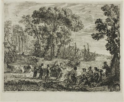 Európa megerőszakolása alkotó: Claude Lorrain