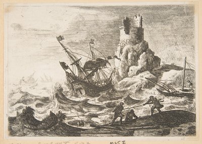 A hajótörés, kb. 1638-41. alkotó: Claude Lorrain