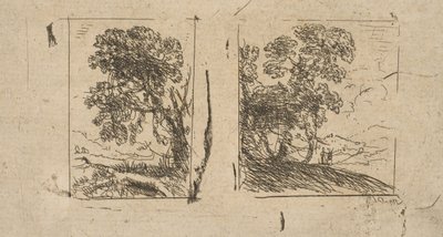 A két táj, kb. 1630. alkotó: Claude Lorrain