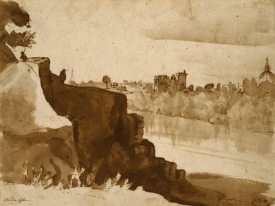 Kilátás a Tiberisre Rómában alkotó: Claude Lorrain