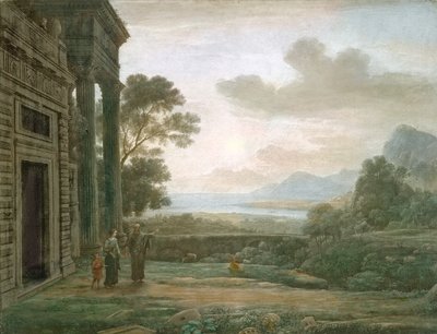 Hágár kiűzése, 1668 alkotó: Claude Lorrain