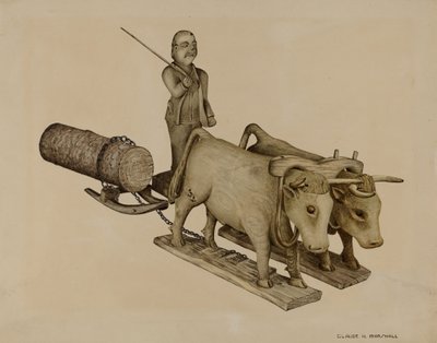 Rönkszállítás alkotó: Claude Marshall