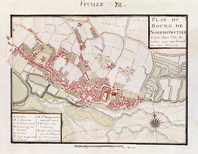 Atlas 131 H. Fol 72 Plan of Noirmoutier-en-l