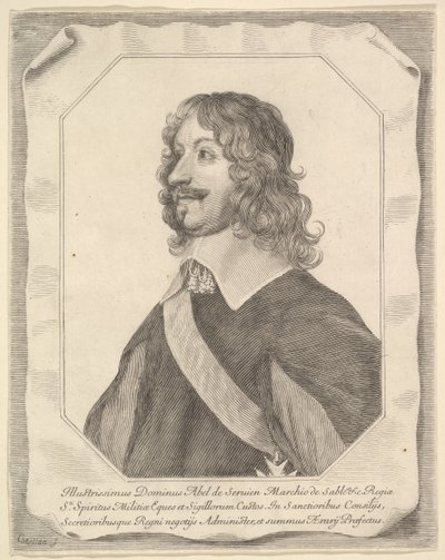 Ábel Servien. alkotó: Claude Mellan