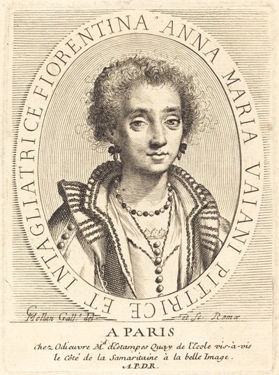 Anna Maria Vaiani alkotó: Claude Mellan