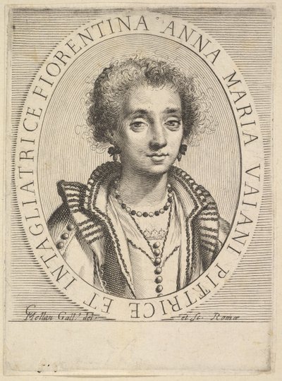 Anna Maria Vaiani, 1624-36. alkotó: Claude Mellan