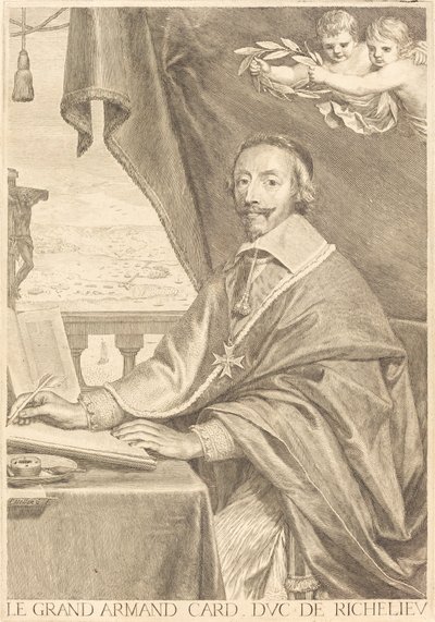 Armand Jean du Plessis, Richelieu bíboros alkotó: Claude Mellan