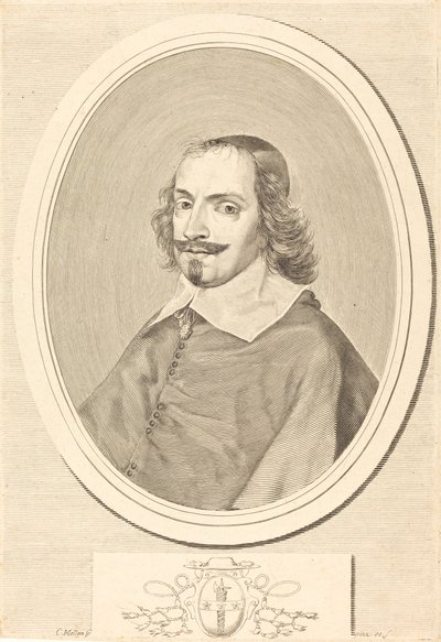 Jules Mazarin bíboros alkotó: Claude Mellan