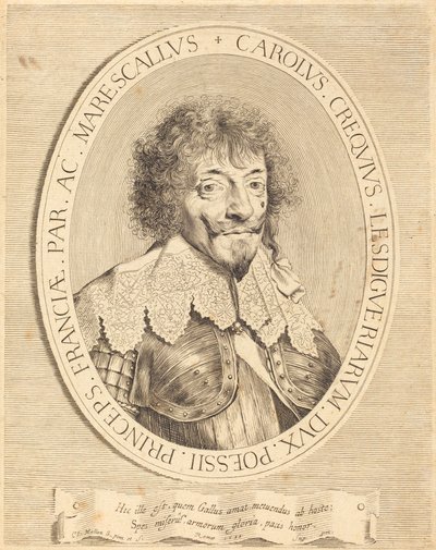 Charles I de Crequi, Lesdiguières hercege alkotó: Claude Mellan