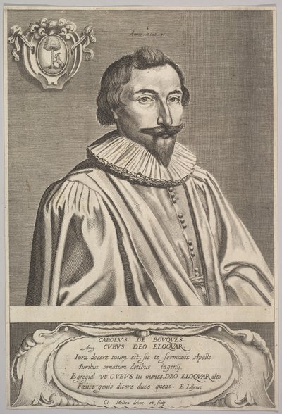 Charles de Bouque. alkotó: Claude Mellan