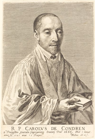 Charles de Condren alkotó: Claude Mellan