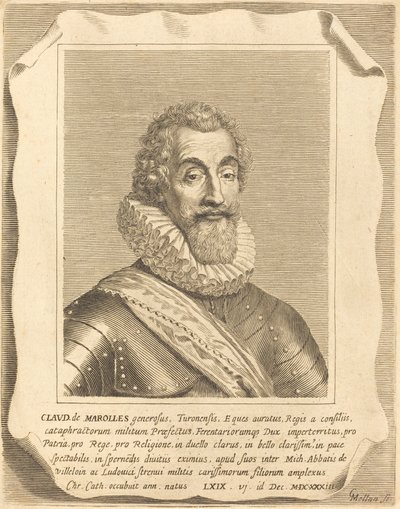 Marolles-i Claude alkotó: Claude Mellan