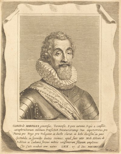 Claude de Marolles alkotó: Claude Mellan