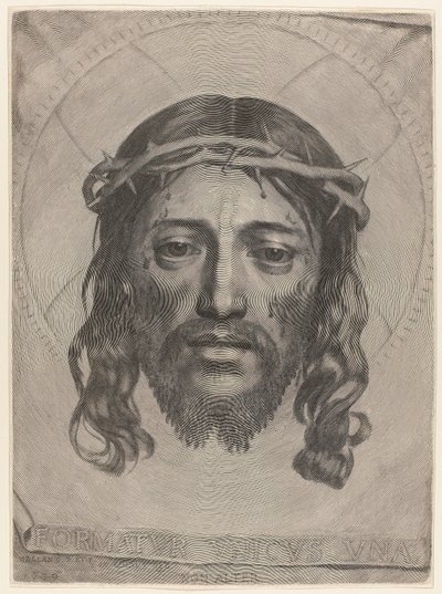 Krisztus arca alkotó: Claude Mellan