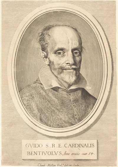 Guido Bentivoglio alkotó: Claude Mellan