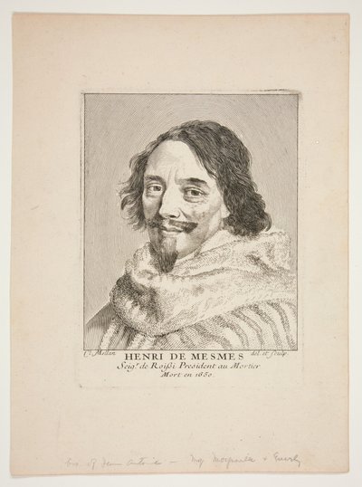 Henri de Mesmes alkotó: Claude Mellan
