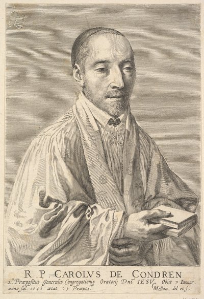 Charles de Condren atya. alkotó: Claude Mellan