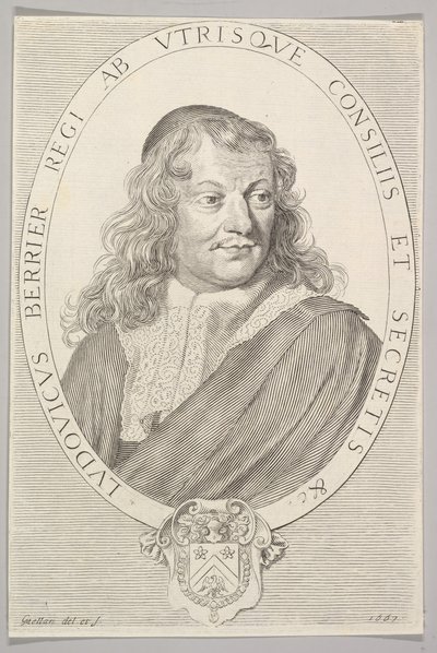 Louis Berryer, 1667. alkotó: Claude Mellan