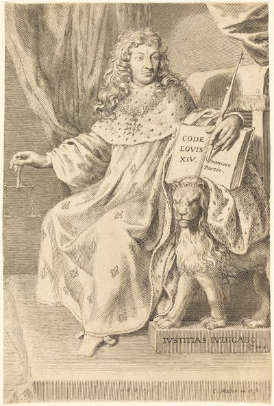 XIV. Lajos alkotó: Claude Mellan