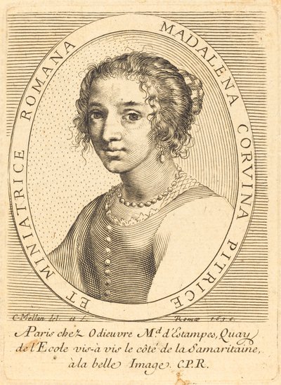 Maddalena Corvina alkotó: Claude Mellan